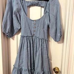 Free People Light Blue Dress